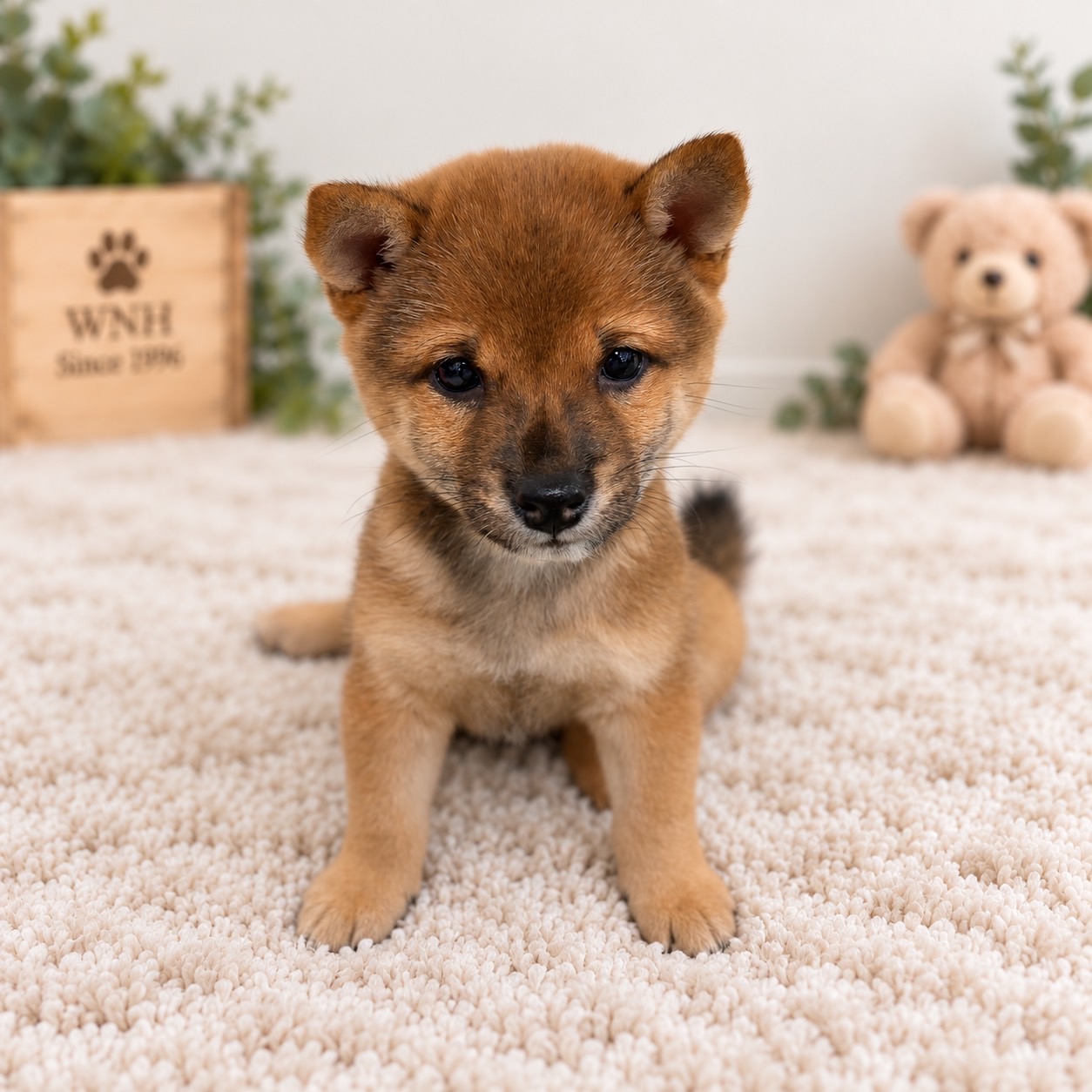 神奈川県の豆柴 (ワンニャンハウス新山下店/2026年8月20日生まれ/男の子/赤)の子犬の3枚目の画像