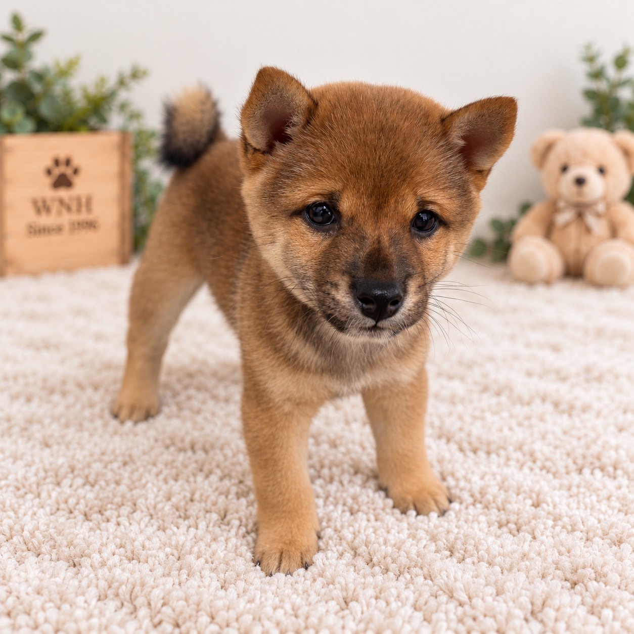 神奈川県の豆柴 (ワンニャンハウス新山下店/2026年8月20日生まれ/男の子/赤)の子犬の2枚目の画像